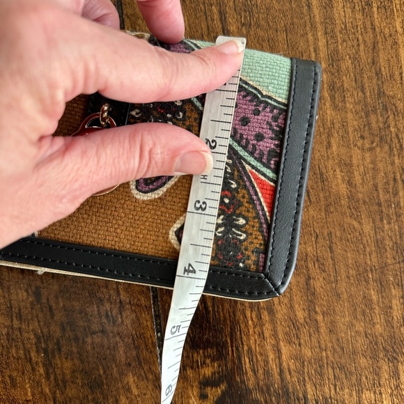 Spartina 449 | Daufuski Island Paisley Linen & Leather Wristlet/Wallet, NWT - Picture 9 of 9